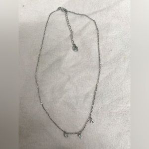 Swarovski silver necklace for children